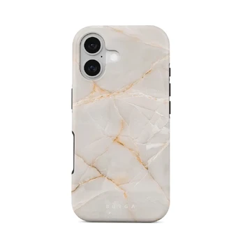 Vanilla Sand - Marble iPhone 17 Case, Tough (MagSafe) / N/A
