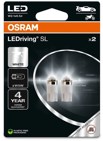 Osram H0kljc W5w 0,8 W Led lemputės, 2 vnt.