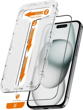 Crong Grūdintas stiklas EasyShield 2 vnt. - iPhone 15 Plus (2 sztuki)