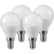 LED lašelinė lempa E14 3W 2700K matinė 3+1 Rinkinys
