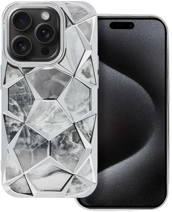 Dėklas Oem TWINKI Case for IPHONE 16 sidabrinis