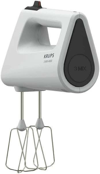 Rankinis plakiklis Krups 3Mix GN4001, baltas/pilkas