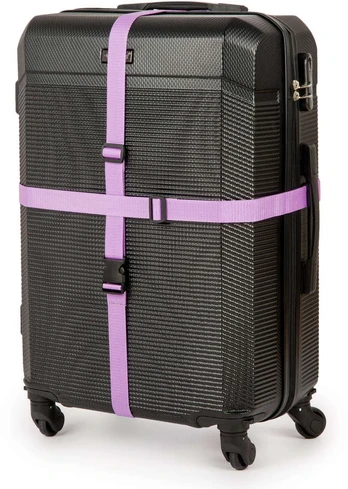 Solier Accessories Security luggage strap set for suitcase SA50 violetinė
