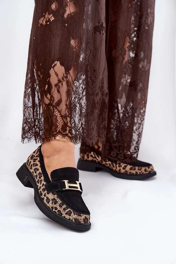 Vinceza Leopardo rašto stilingi bateliai
