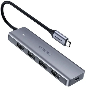 UGREEN 4-port USB 3.0 Hub with USB-C power supply