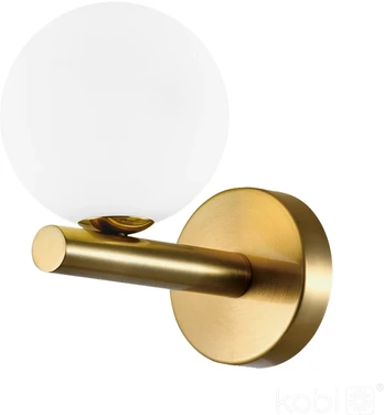 Sieninis šviestuvas GLOBE ELEGANCE, G9, aukso/baltos sp.