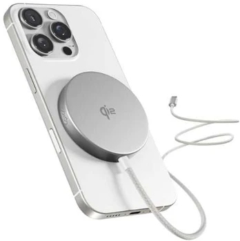 Epico UltraBase Qi2 Mag+ Charging Pad EO50 - Sidabrinis