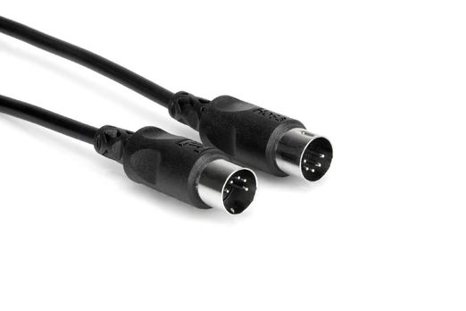 Hosa - Juodas MIDI laidas 0,3m