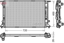 Variklio radiatorius DENSO DRM02022 kaina