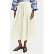 MAX&Co. Midi sijonas Gonna 2616101084200 Kreminė Regular Fit