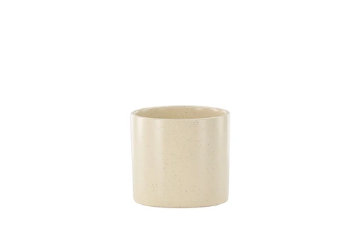 Sane Pot, smėlio/juoda Dots - 11*11*10cm