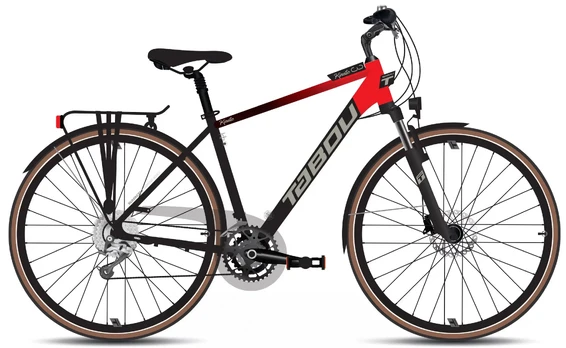 Dviratis Tabou Kinetic 3 black-red-M / 19"