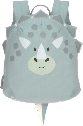 Lassig Lässig - Tiny Backpack About Friends - Dusty Blue Dino - compact
