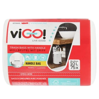 Šiukšlių maišai VIGO!, 10 L, 75 vnt.