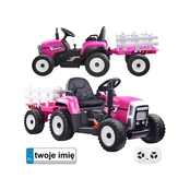 Tractor with a trailer for a battery + PA0242 remote control kaina