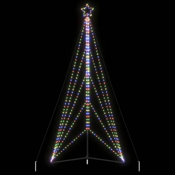 LED Kalėdų eglutė 615 LED Spalvingi 404,5 cm