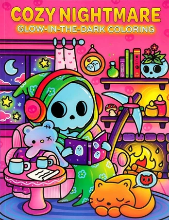 Cozy Nightmare Glow-in-the-Dark Coloring