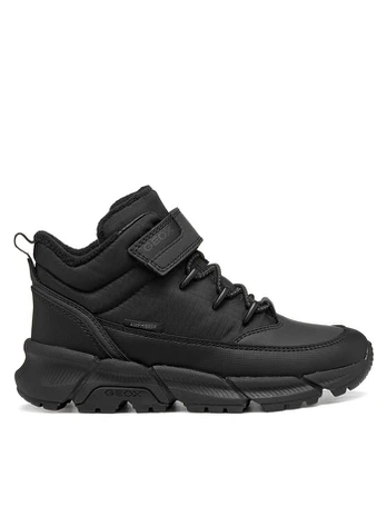 Geox Auliniai batai J Flexyper Plus Boy B Abx J66LCA 0FUME C9999 M Juoda