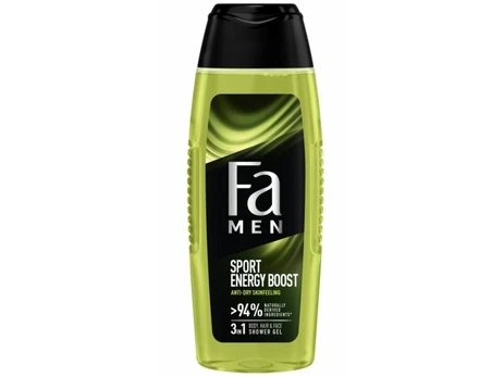 Dušo želė Fa Sport Energy Boost, 250 ml