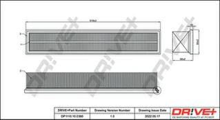 Oro filtras Dr!ve+ DP1110.10.0360