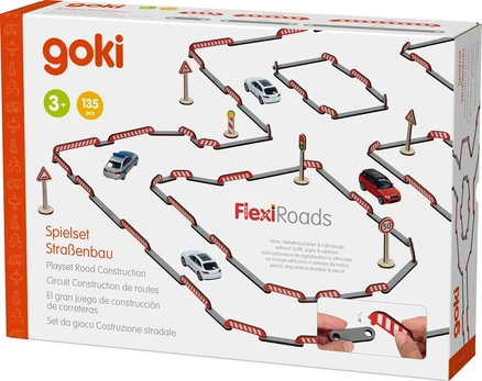 Goki - žaidimų rinkinys kelių tiesimui FlexiRoads (53765)