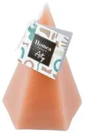 Candle pyramid pink 140gr