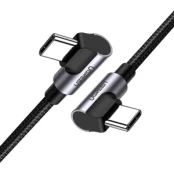 Laidas Ugreen Elbow, 2 x USB-C, 1 m, juoda kaina