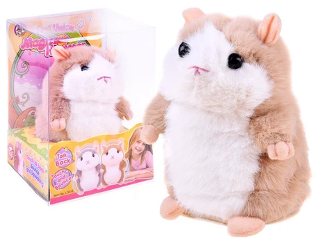 Žaislinis gyvūnas žiurkėnas Magic, 13 cm, ruda