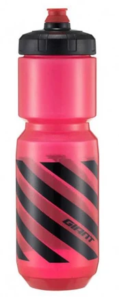 Drinking bottle GIANT DOUBLESPRING 750cc TRANSPARENT Raudonas/Juodas