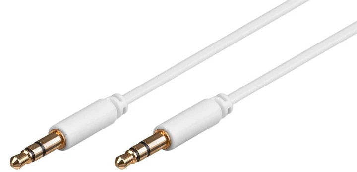 Microconnect AUDLL05W garso kabelis 0,5 m 3.5mm Balta