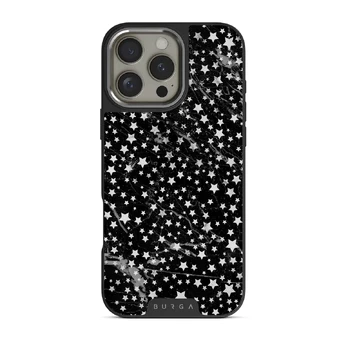 Starry Night - Stars iPhone 16 Pro Case, Elite Dark (MagSafe) / Silver