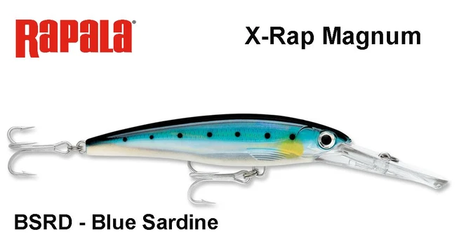 Vobleris Rapala X-Rap Magnum XRMAG Blue Sardine 11 cm