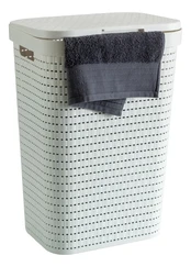 Skalbinių dėžė Rotho 1032701100, 55 l, balta kaina