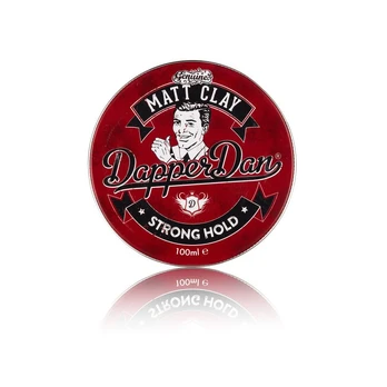 Dapper Dan Matt Clay Stiprios fiksacijos, matinis plaukų modeliavimo molis, 100 ml