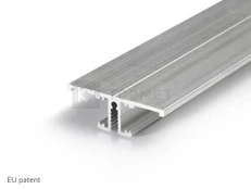 LED juostos profilis BACK10 A/UX, neanoduotas aliuminis, 2m