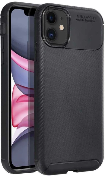 Dėklas Oem CARBON PREMIUM Case for IPHONE 11 juodas