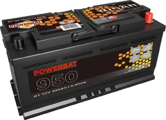 Akumuliatorius AGM automobilinis START-STOP POWERBAT L6 12 V 105 Ah kaina