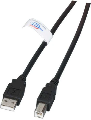 Efb Elektronik Kabelis USB EFB K5203.0,5 USB 2.0 A-B 0,5 m Juodas