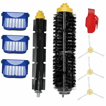 Šepečių ir filtrų rinkinys robotui, 10 dalių
