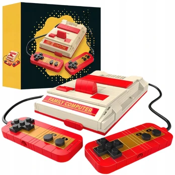 Retro žaidimų konsolės 3D konstruktorius – 230 detalių