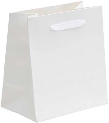 Jk Box Gift paper bag baltas EC-5 / A1