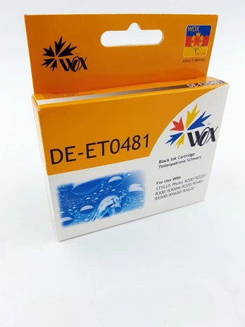Ink cartridge Wox Black EPSON T0481 replacement C13T048140