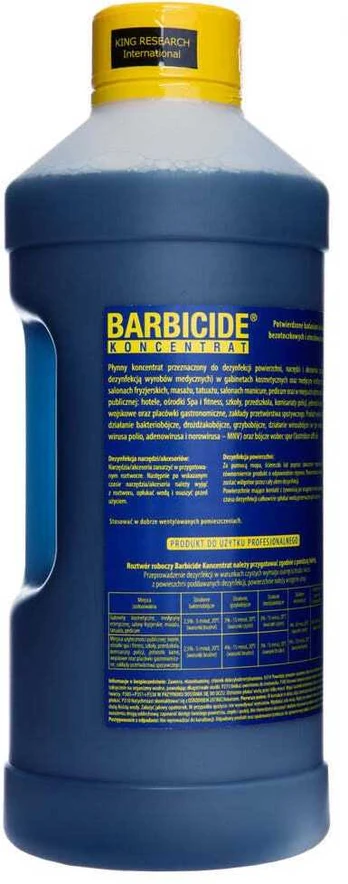 Barbicide - koncentratas įrankiams ir priemonėms dezinfekuoti - 2L