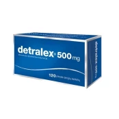 DETRALEX 500 mg plėvele dengtos tabletės N120 kaina