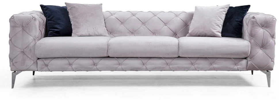 Dvivietė sofa Como-Light Grey Šviesiai pilka