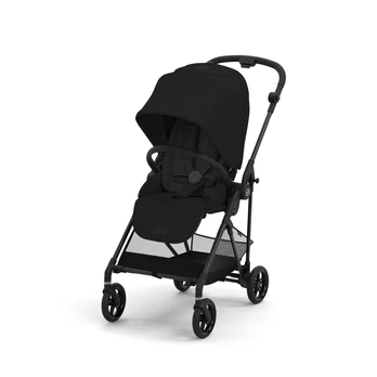 Cybex Melio Carbon 2024 Magic Black Vaikiškas vežimėlis