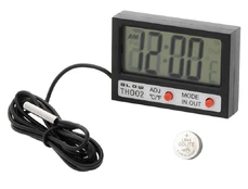Skydinis termometras BLOW LCD+laikrodis TH002 kaina