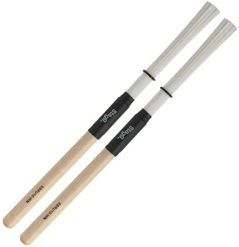 Būgnų lazdelės (brushes) Stagg SBRU10-WN