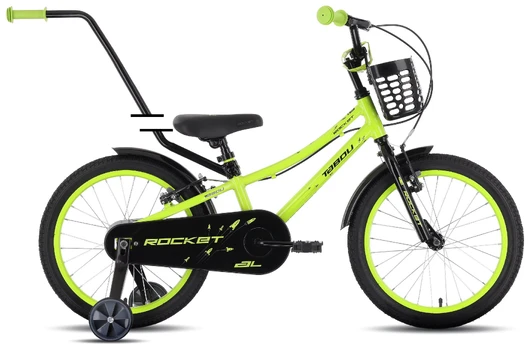 Dviratis Tabou Rocket AL 12 green-grey
