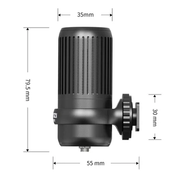 Mikrofonas - ULANZI Nova Mic 01 Kondensatorinis 3.5mm Mini Jack